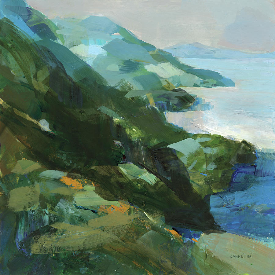 Mountain Painting - Rocky Shoreline I by Danhui Nai