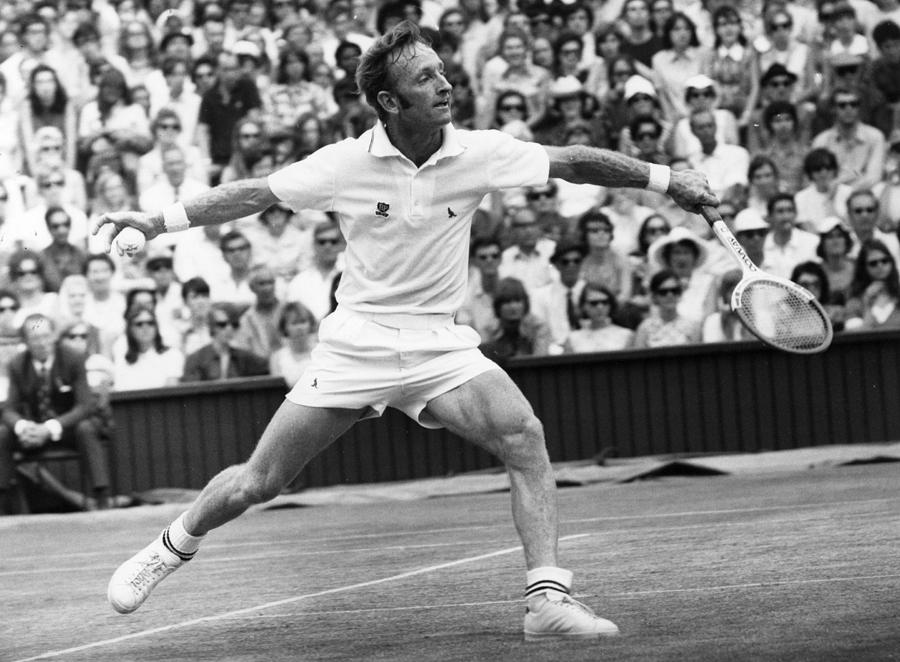 Rod Laver Photograph by Evening Standard