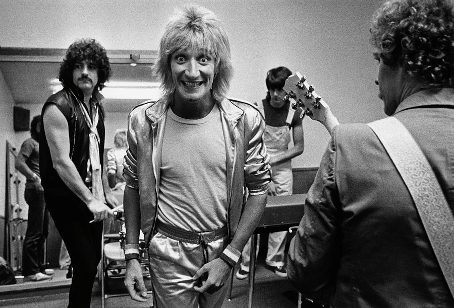 Rod Stewart On Tour Photograph by George Rose