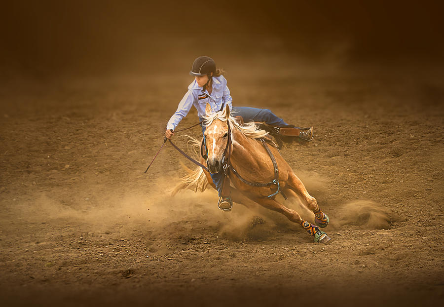 Action Photograph - Rodeo 2022 #4 by Little7