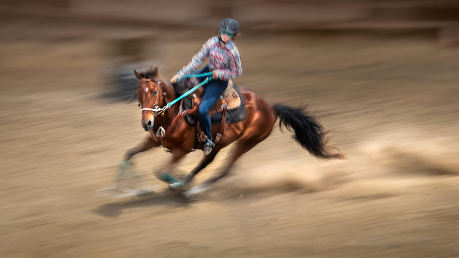 Action Photograph - Rodeo # 3 by Little7