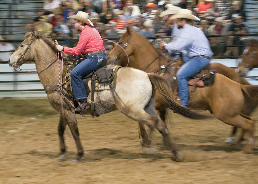 Rodeo at the Fair Photograph by Margaret Zabor