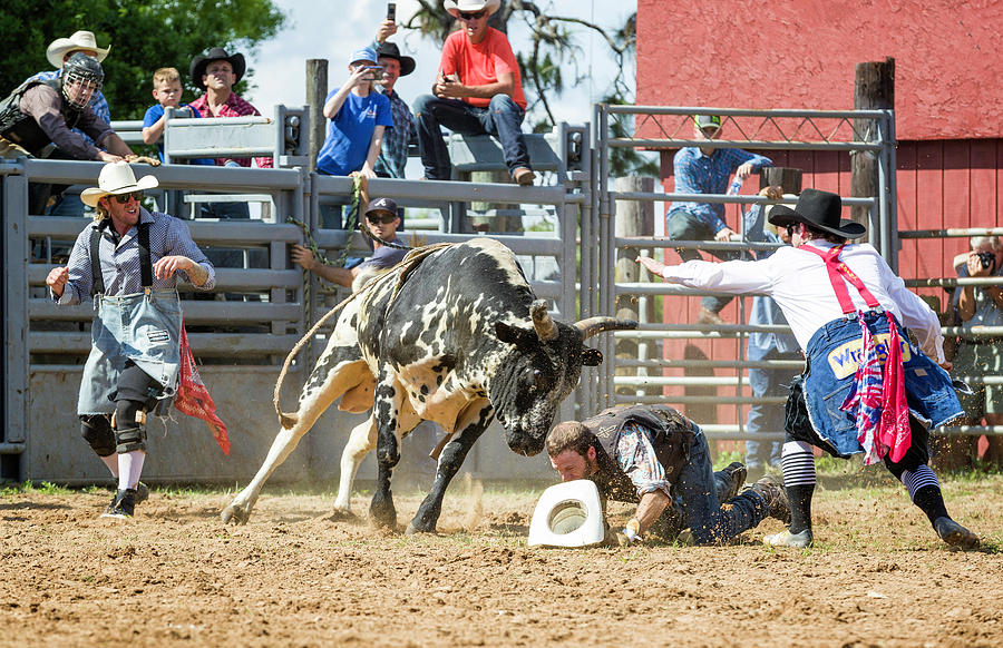 Rodeo Danger Photograph by Fran Gallogly