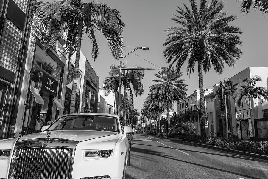 Rodeo Drive Roles Royce  Photograph by John McGraw