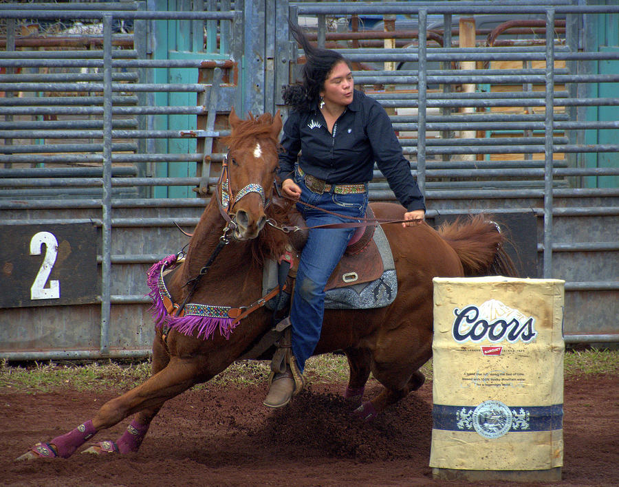 Rodeo Horse and Rider Photograph by Lori Seaman