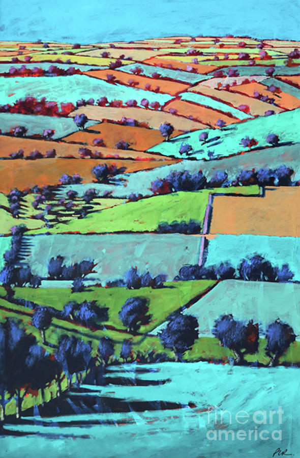 Rodge Hill Painting by Paul Powis