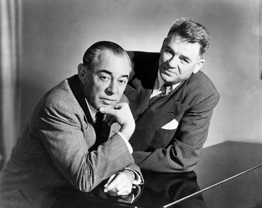 Rodgers & Hammerstein Portrait At The Photograph by Michael Ochs Archives