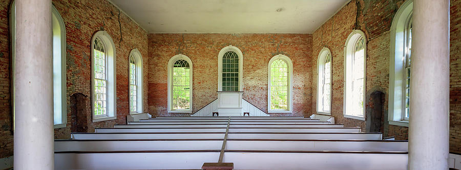 Rodney Presbyterian Church Interior Photograph by Susan Rissi Tregoning