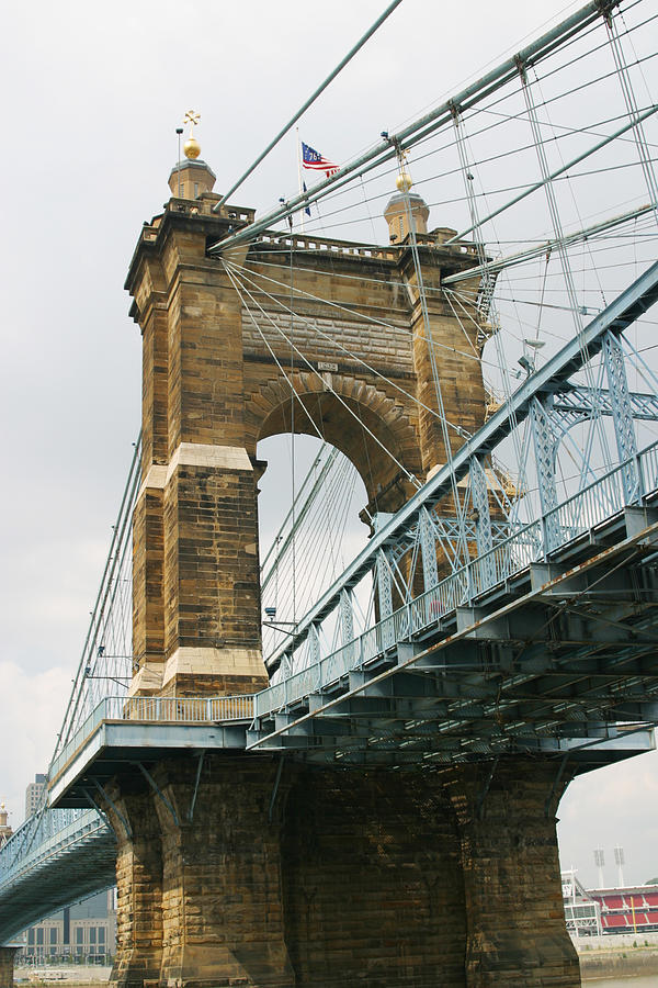Roebling Suspension Bridge 2 Photograph by Stanrohrer