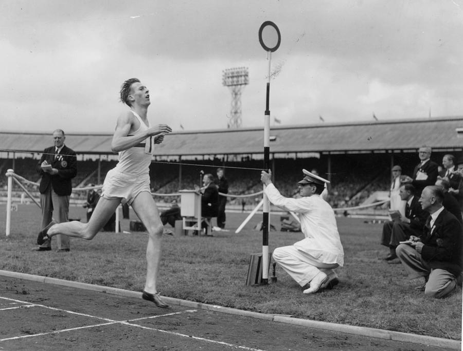 Roger Bannister Photograph by L. Blandford