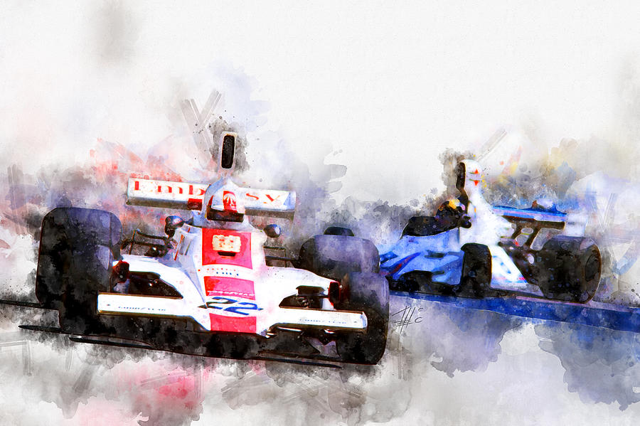 Rolf Stommelen Painting By Raceman Decker Fine Art America