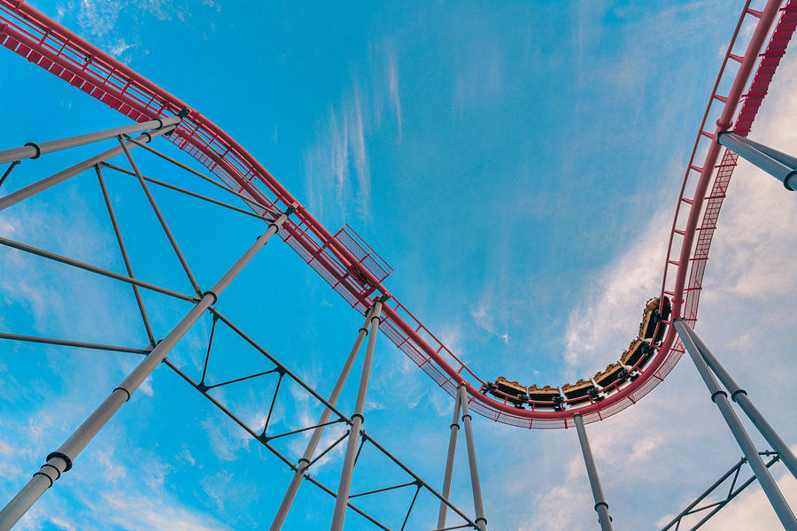Roller Photograph - Roller Coaster by Gary E. Karcz