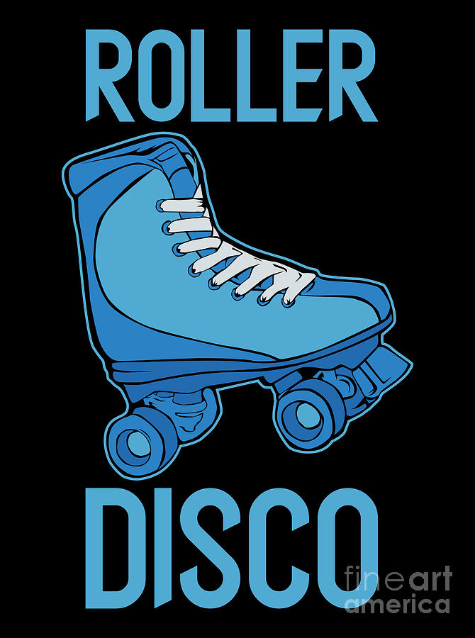 Vintage Digital Art - Roller Disco Retro Party by Mister Tee