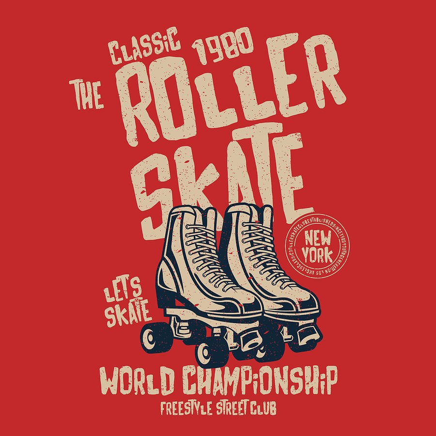 Roller Skate Digital Art by Long Shot