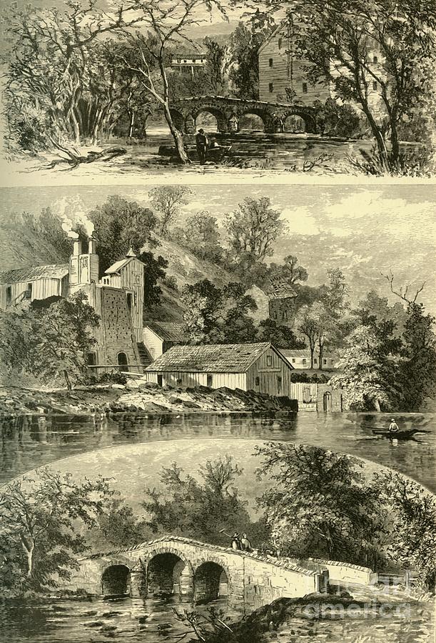 Rolling Mills And Bridges Drawing by Print Collector