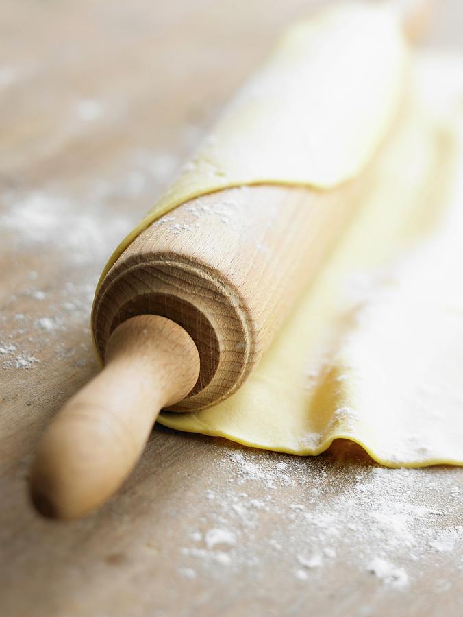 Rolling Pin And Pastry Photograph by Radvaner
