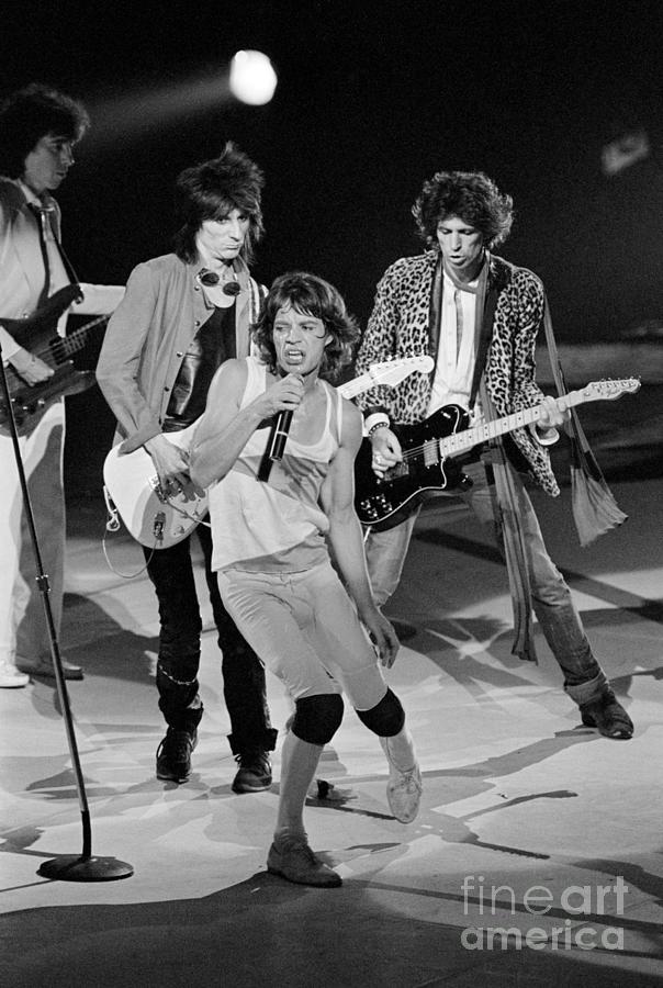 Rolling Stones Performing At Meadowlands Photograph by Bettmann Rolling Stones Performing At Meadowlands Photograph by Bettmann