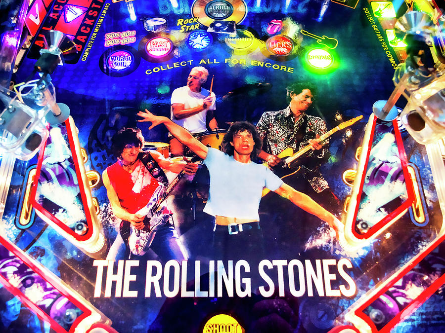Rolling Stones Pinball Photograph by Dominic Piperata
