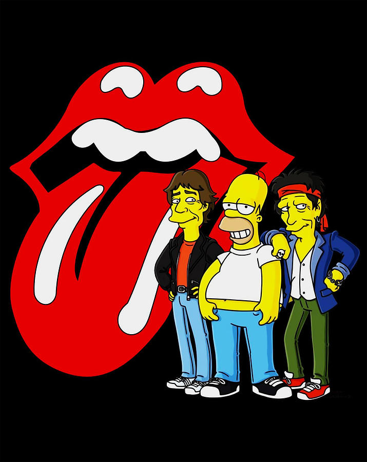Rolling Stones Digital Art by Ruth Sampelo - Pixels