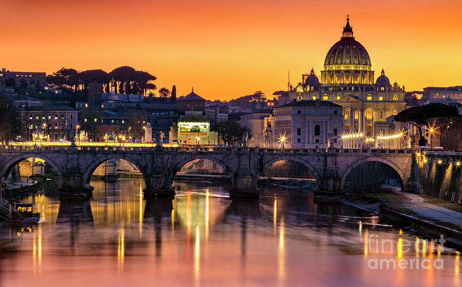 Sunset Photograph - Roma-01 by Bernardo Galmarini