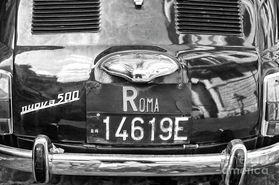Roma Fiat Nuova 500 Photograph by John Rizzuto