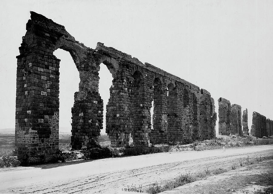Roman Aqueduct Photograph by LIFE Picture Collection
