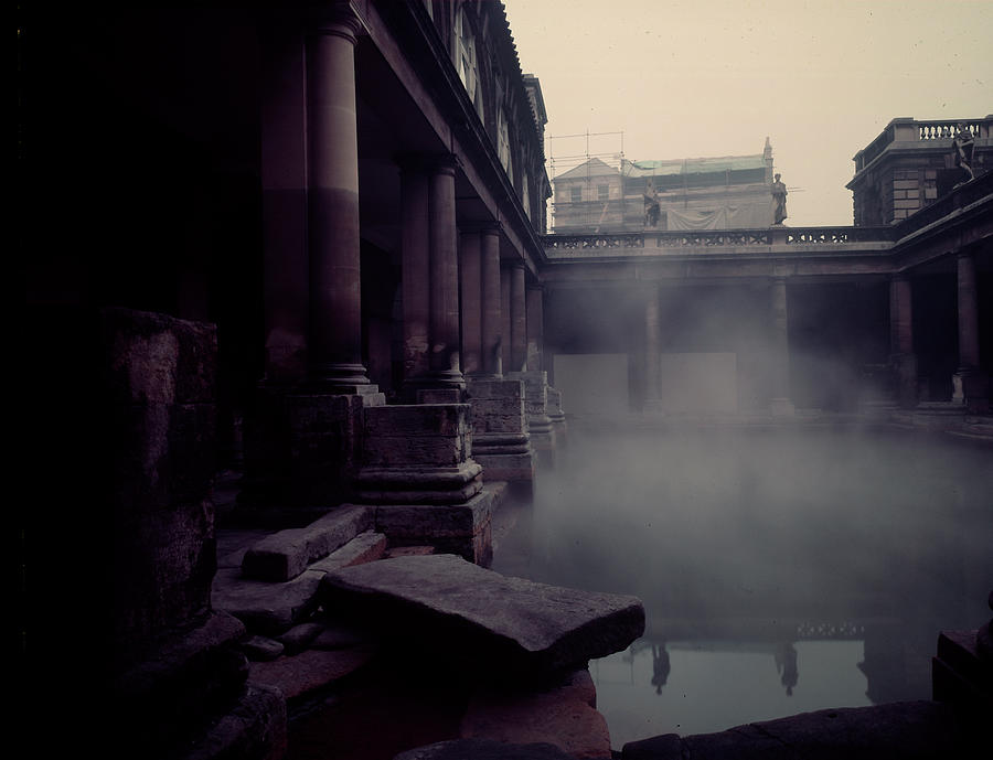 City Photograph - Roman bath. by Dmitri Kessel