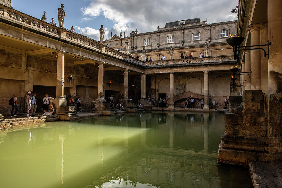 Roman Bath in Bath United Kingdom  Photograph by John McGraw