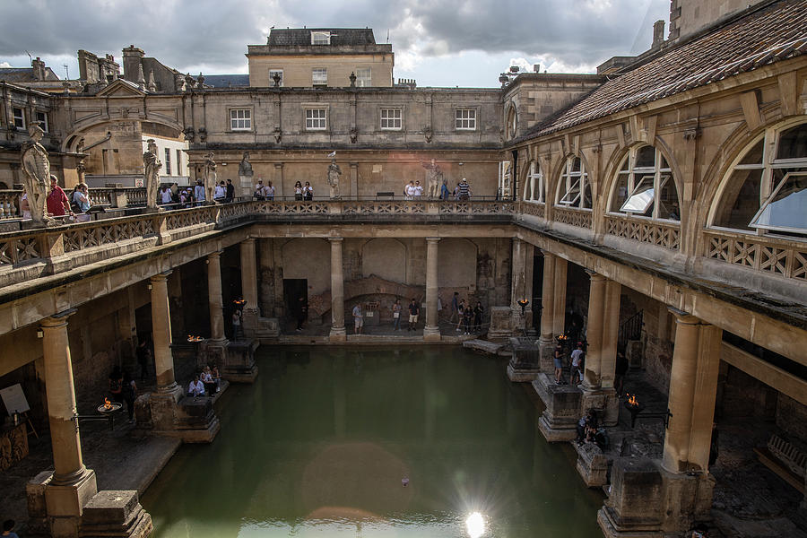 Roman Baths in Bath England  Photograph by John McGraw
