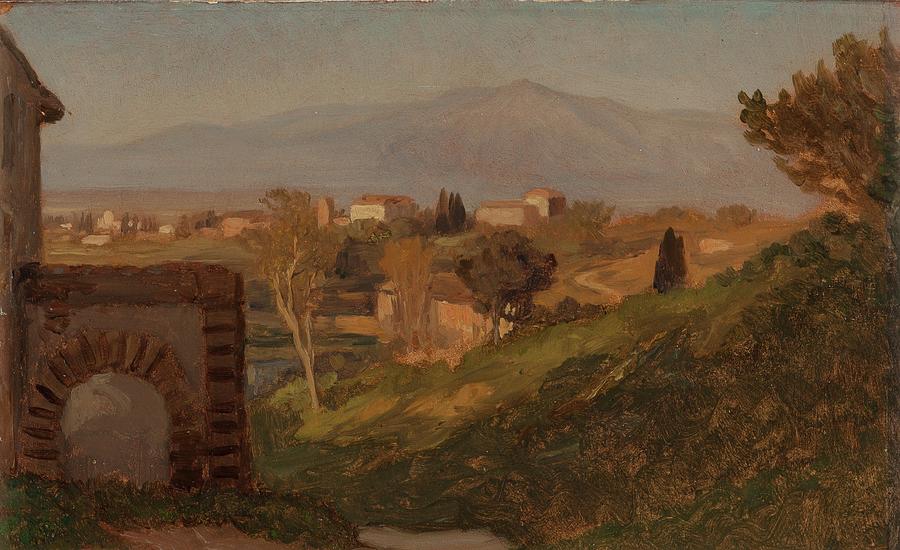 Roman Campagna Painting by Elihu Vedder | Fine Art America