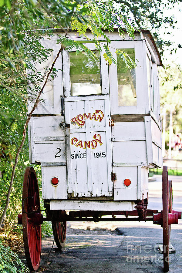 Candy Photograph - Roman Candy Cart by Scott Pellegrin