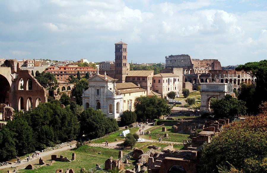 Roman Forum Photograph by Photographed By Patricia Caldeira