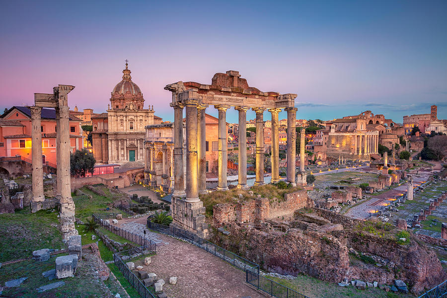 Architecture Photograph - Roman Forum, Rome. Cityscape Image by Rudi1976