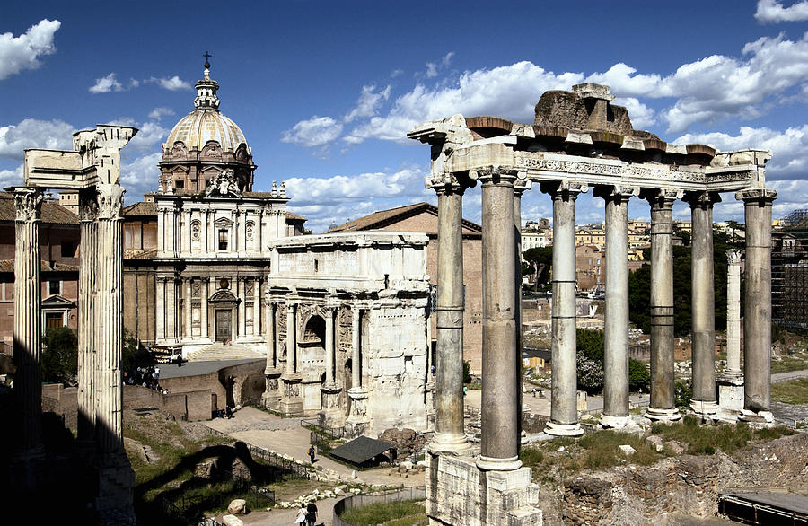 Roman Forum, Rome, Italy Photograph by Steve Allen