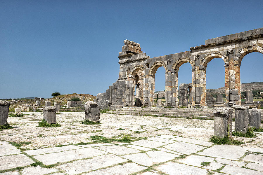Roman Forum, Volubilis by Photos By Pharos Roman Forum, Volubilis by Photos By Pharos