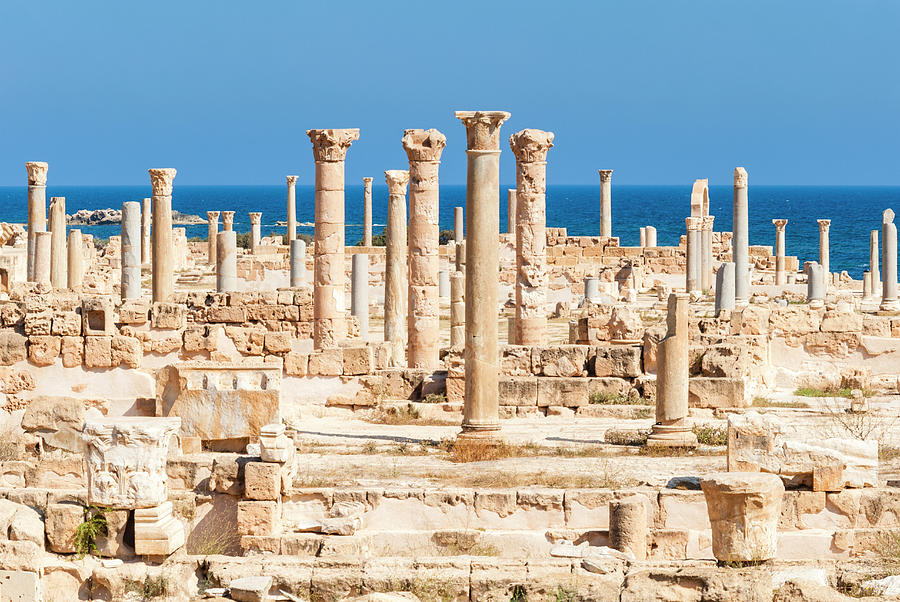 Roman Ruins, Sabratha, Libya Photograph by Nico Tondini