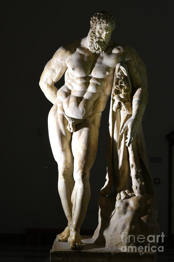 Roman Statue Of Hercules Photograph by Marco Ansaloni/science Photo Library