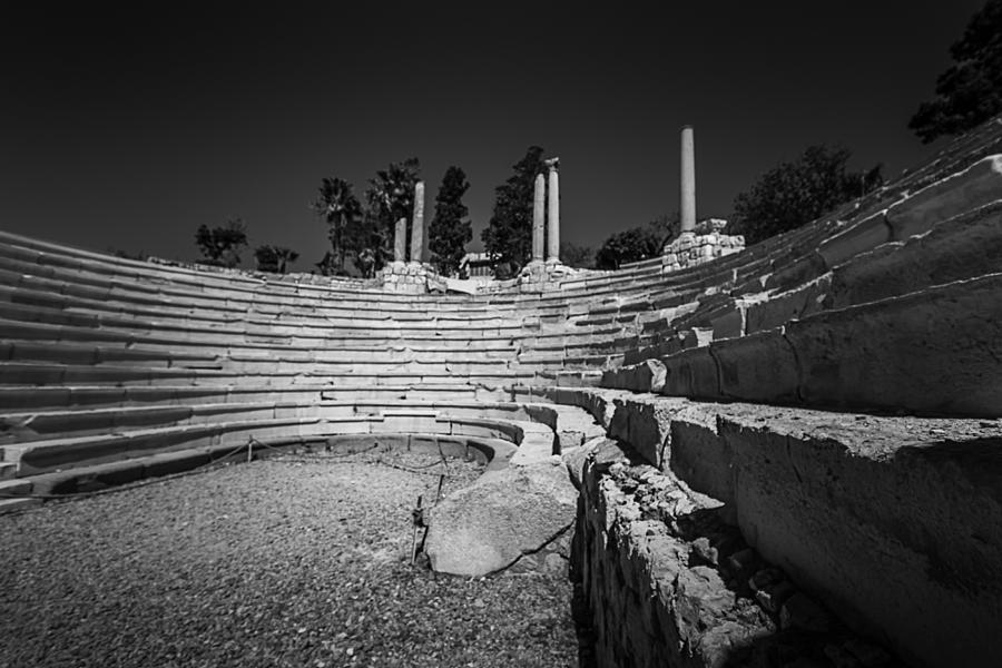 Architecture Photograph - Roman Theatre by Ahmed Kassem
