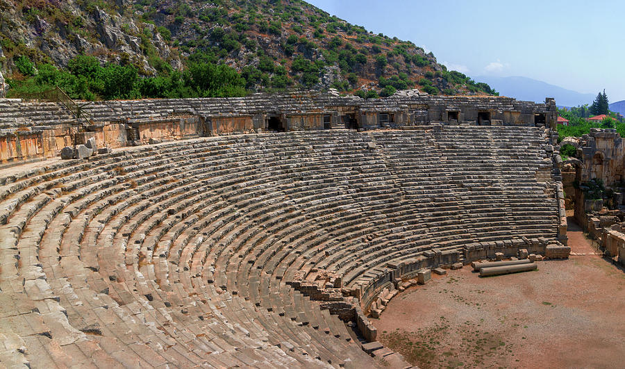 Roman theatre in Myra Photograph by Sun Travels