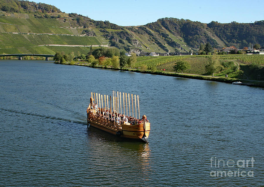 Roman Warship on the Mosel by PJ Boylan Roman Warship on the Mosel by PJ Boylan