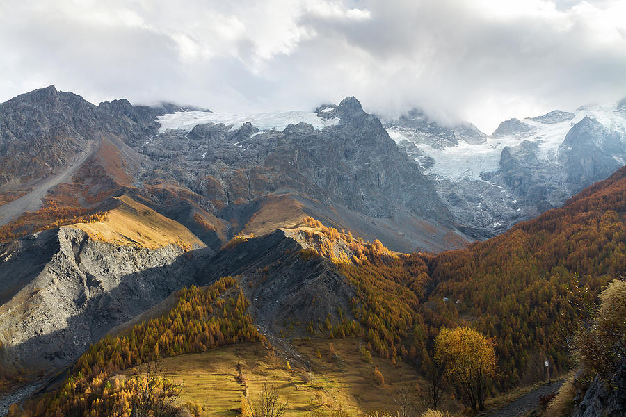 Romanche valley in Autumn - 3 Photograph by Paul MAURICE