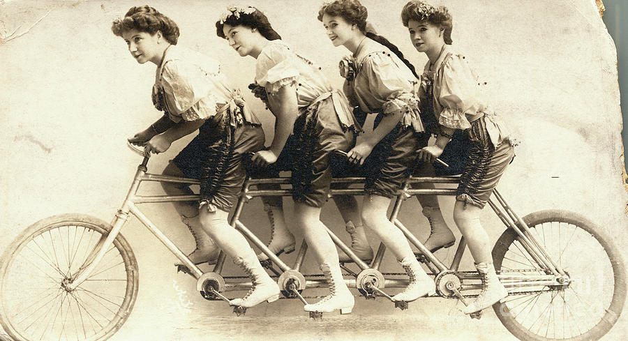 Romanoff Sisters Circus Act Photograph by Bettmann