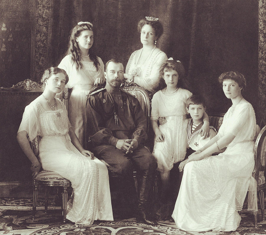 Romanov Family Portrait - 1913 Photograph by War Is Hell Store