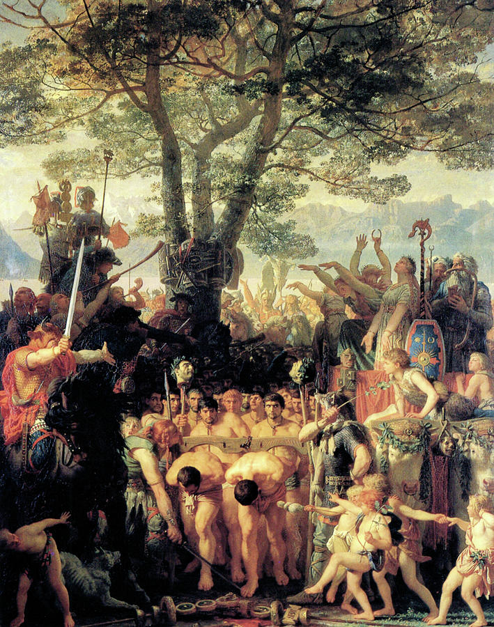 Romans Under The Yoke Painting