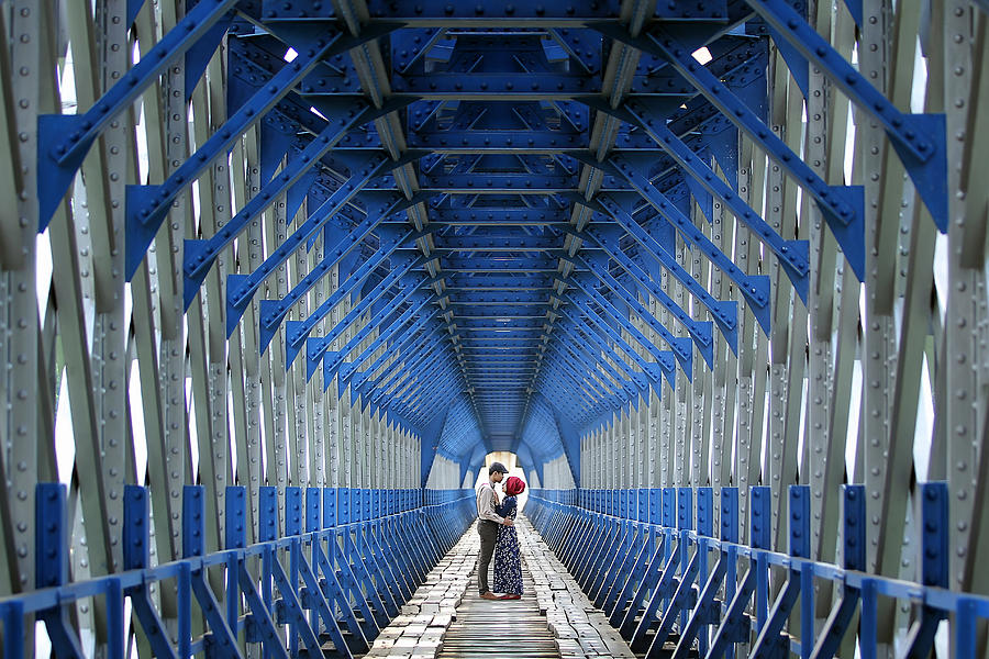Romantic Love In The Tunnel Photograph by M Salim Bhayangkara