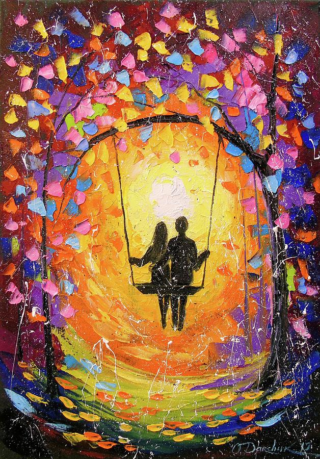 Romantic Love Painting By Olha Darchuk