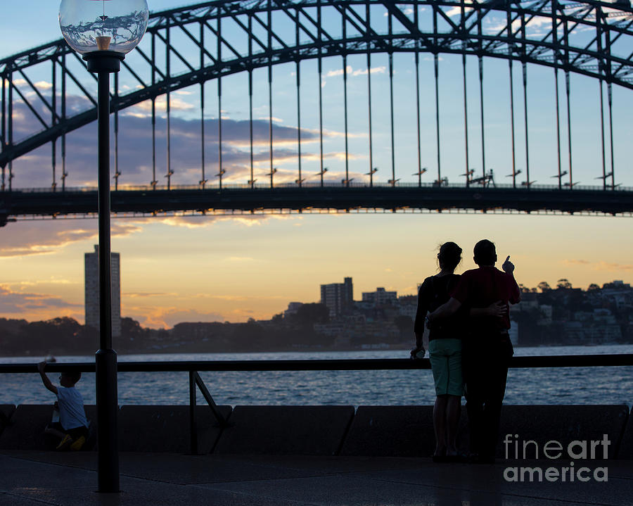 Romantic sunset in Sydney Photograph by Agnes Caruso