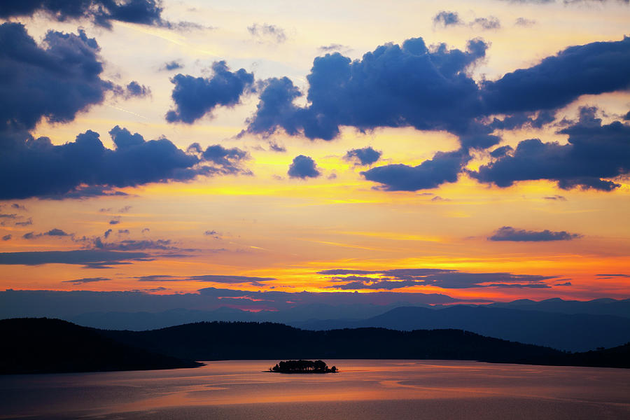 Romantic Sunset Panorama Photograph by Eli asenova