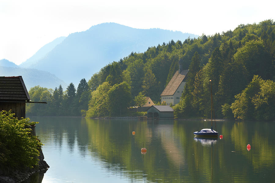 Romantic View At The Walchensee Photograph by Simon Katzer