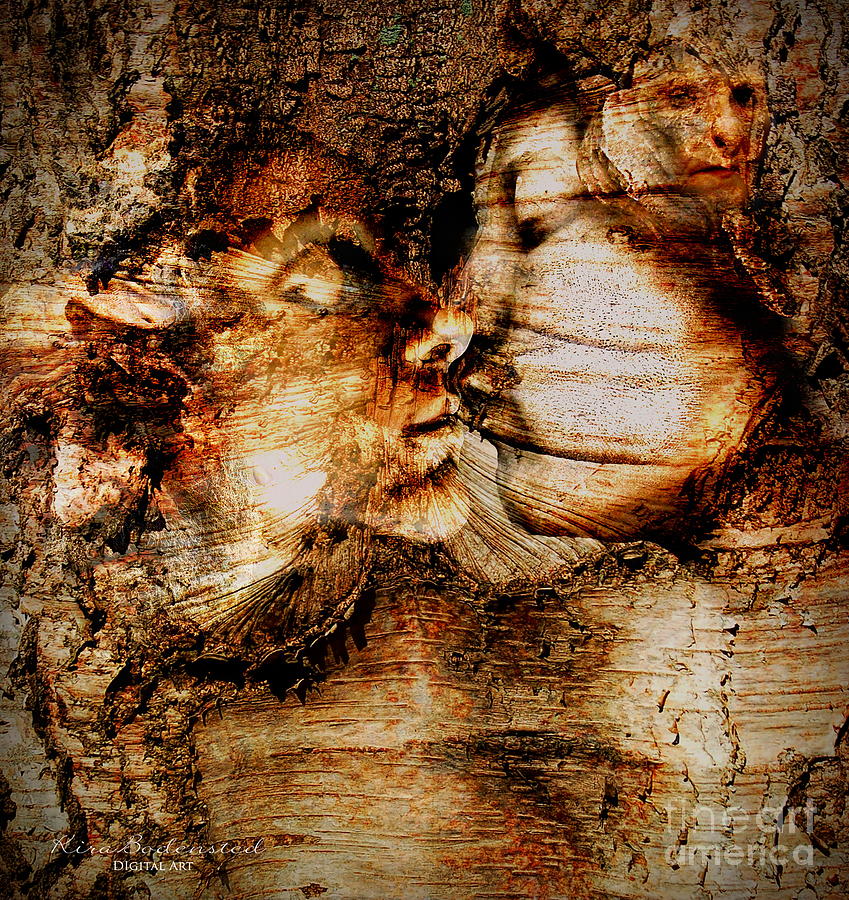 Romeo and Juliet - The Kiss Mixed Media by Kira Bodensted